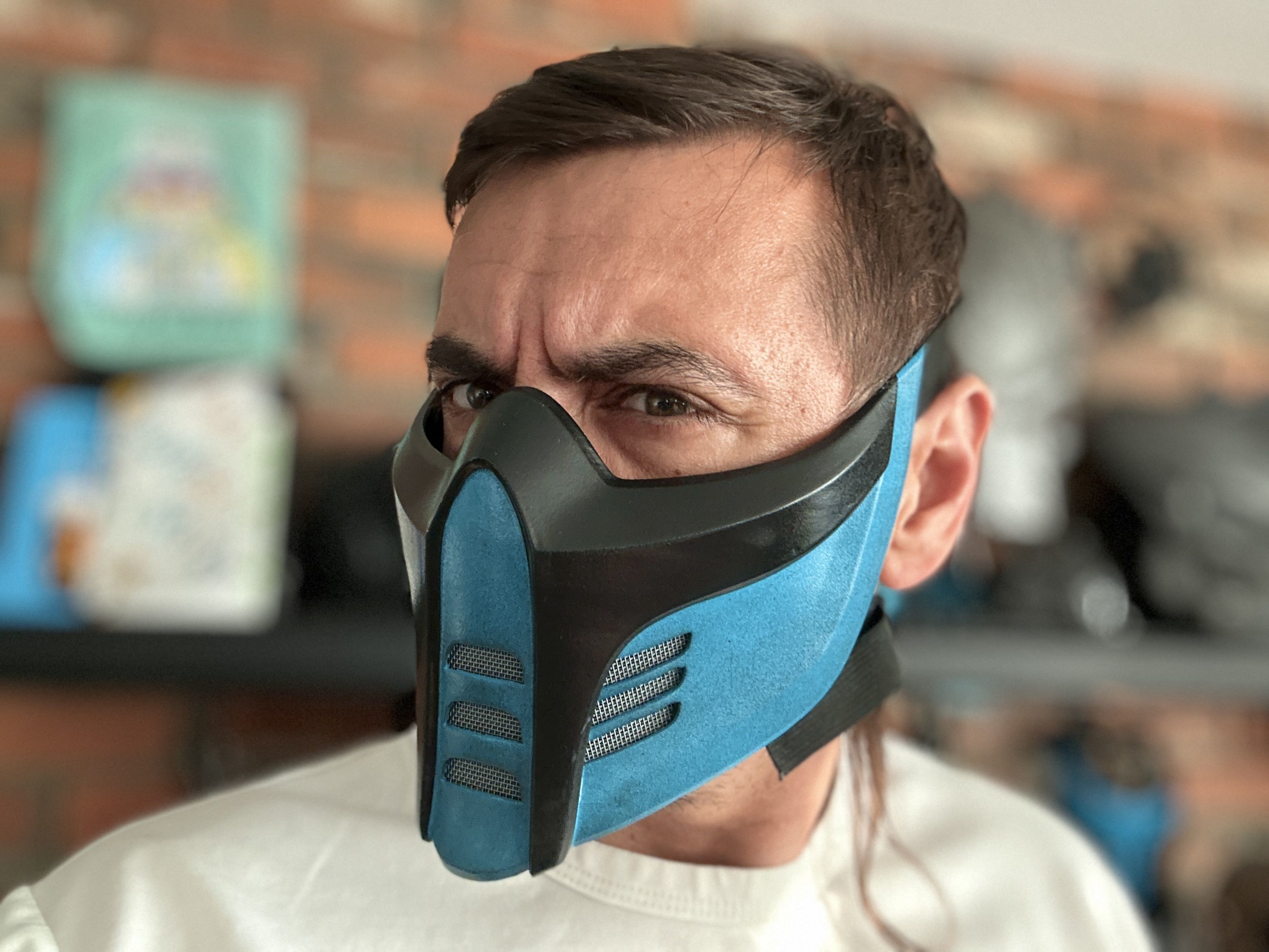 Sub Zero mask from Mortal Kombat 11 - Bombang Tayo 3D print model_2