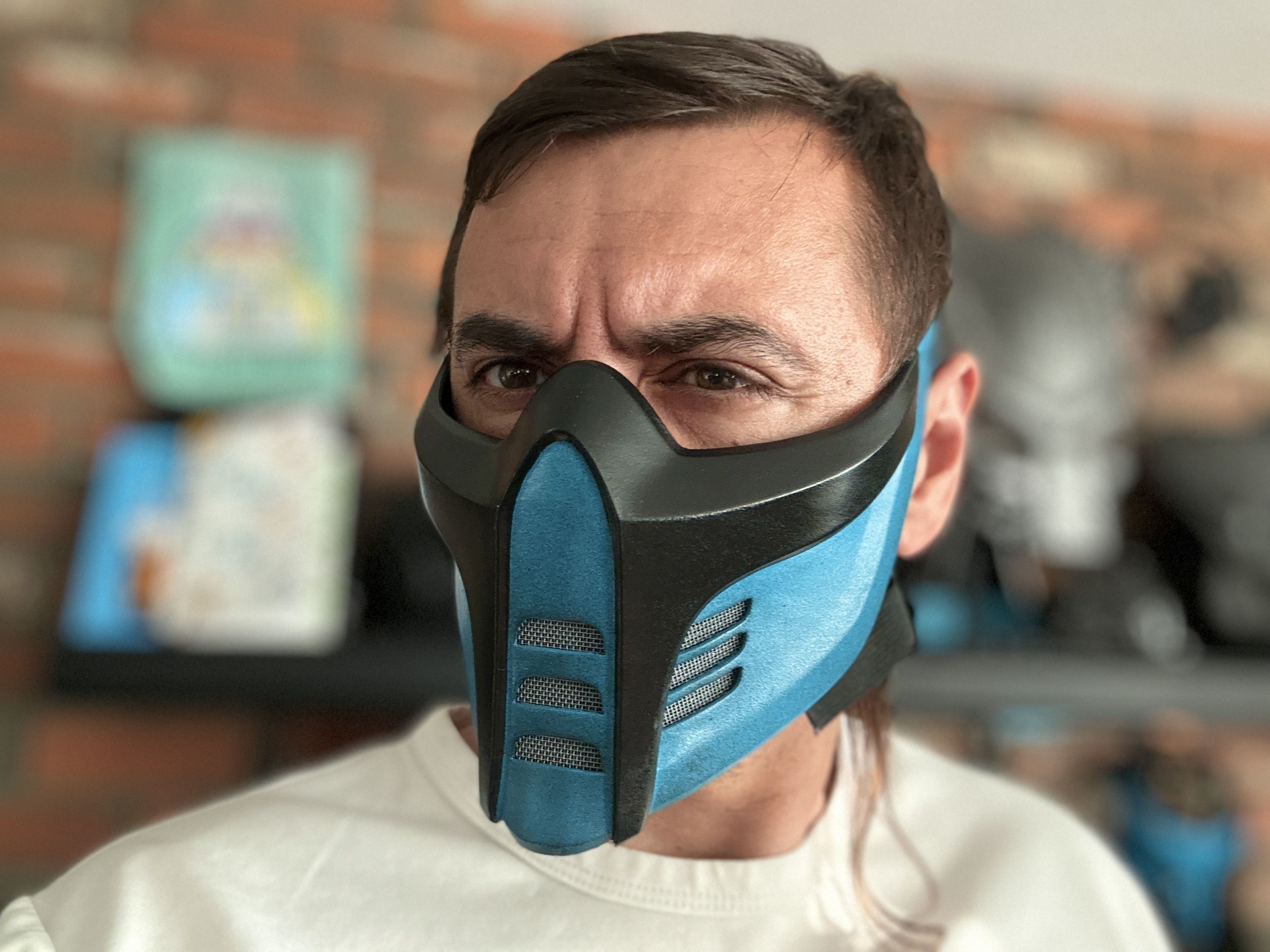 Sub Zero mask from Mortal Kombat 11 - Bombang Tayo 3D print model_1