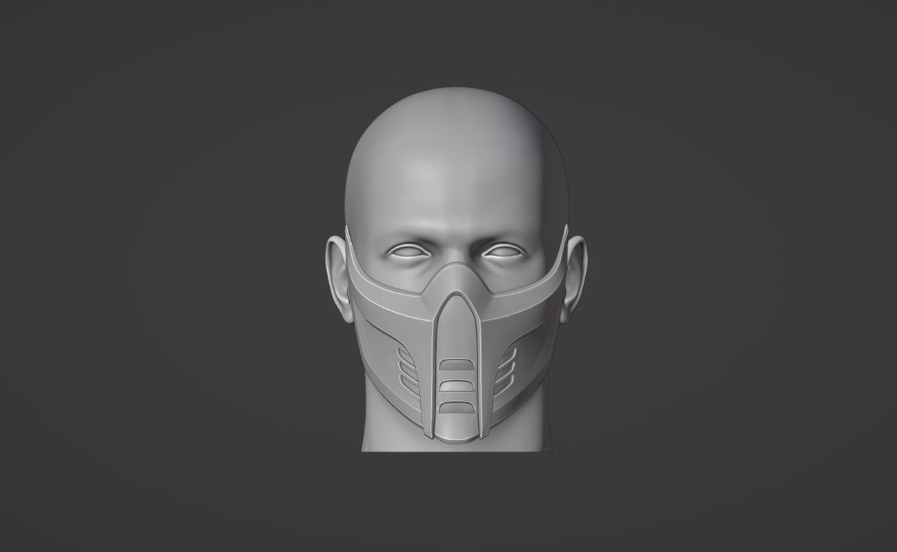 Sub Zero mask from Mortal Kombat 11 - Bombang Tayo 3D print model_6