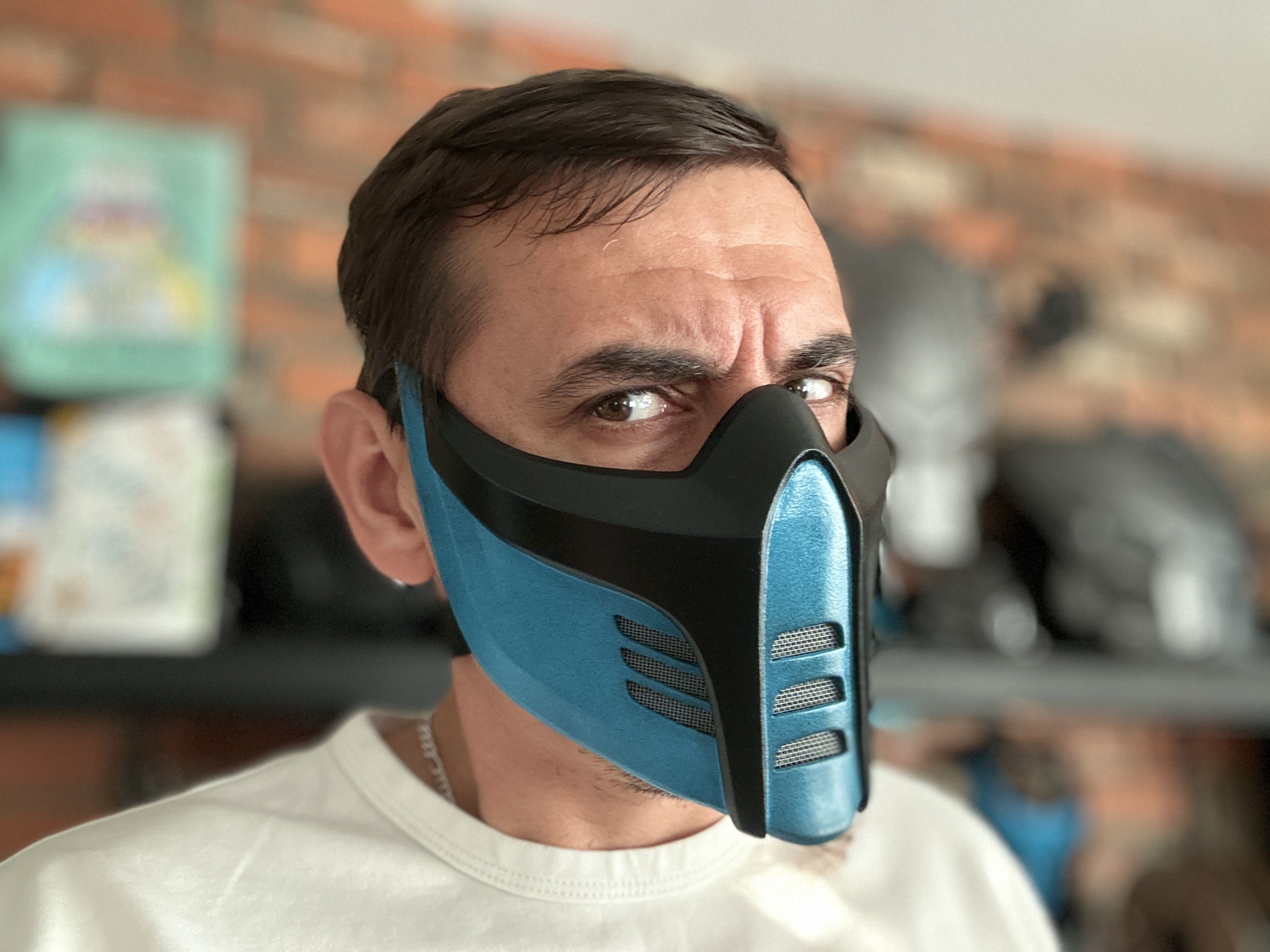 Sub Zero mask from Mortal Kombat 11 - Bombang Tayo 3D print model_5