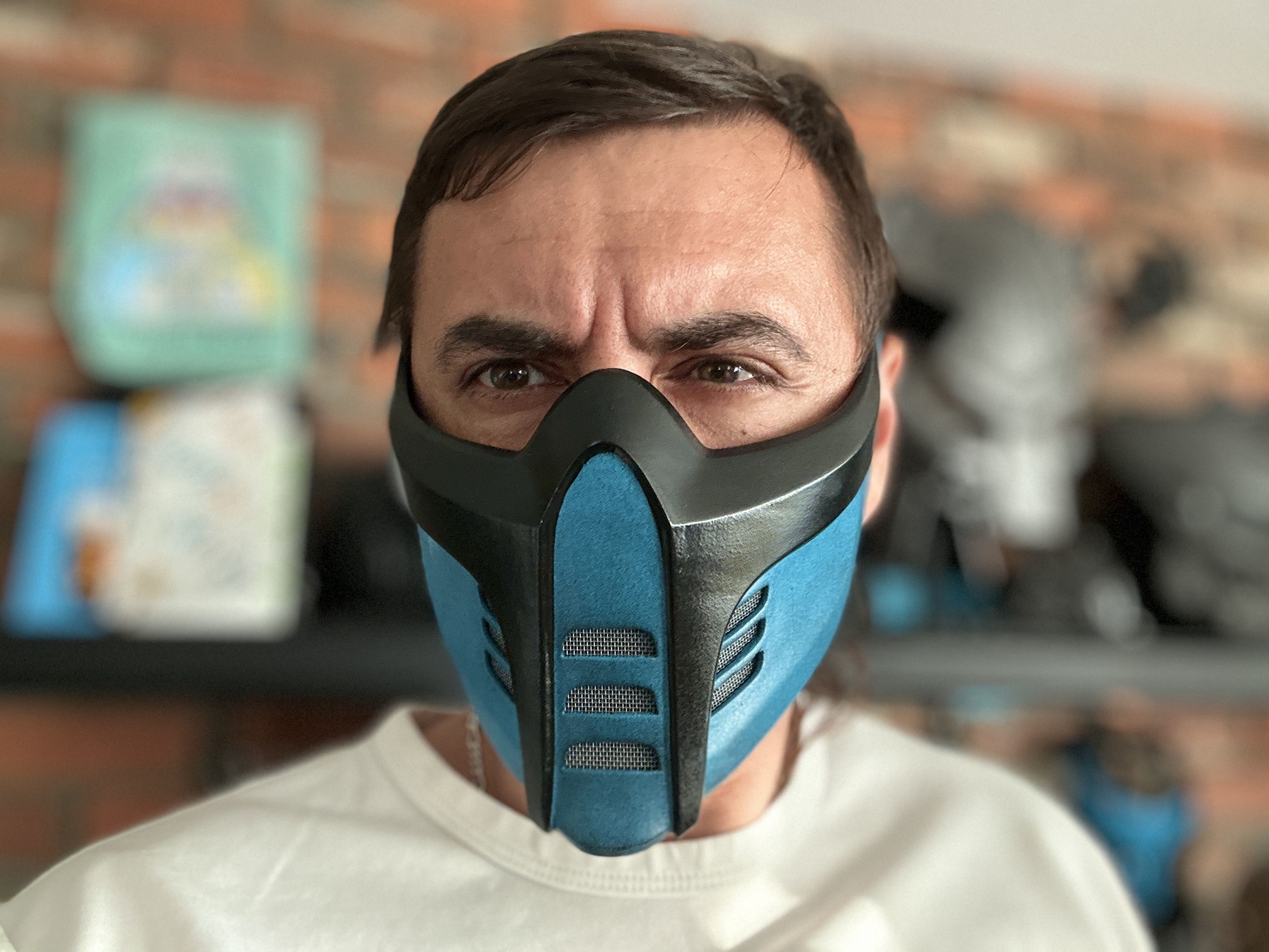 Sub Zero mask from Mortal Kombat 11 - Bombang Tayo 3D print model_4