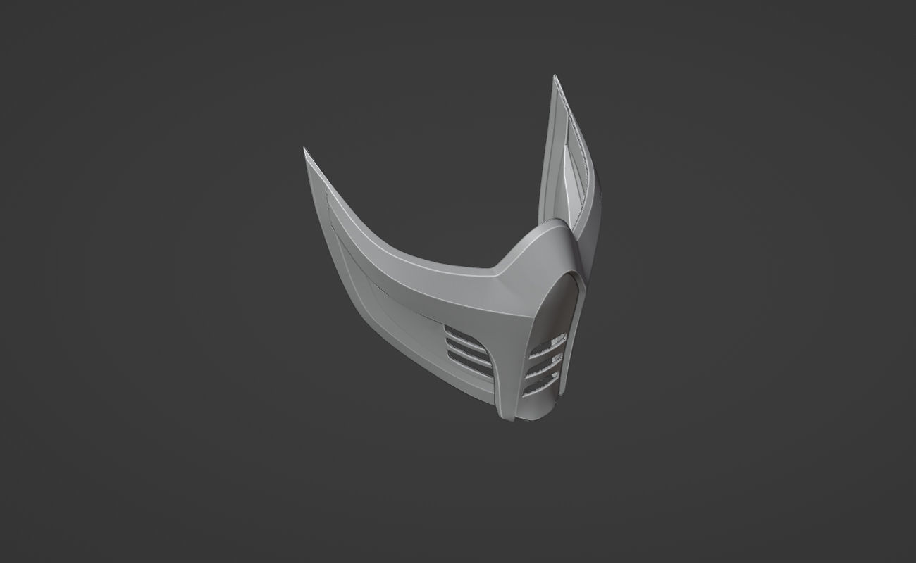 Sub Zero mask from Mortal Kombat 11 - Bombang Tayo 3D print model_14