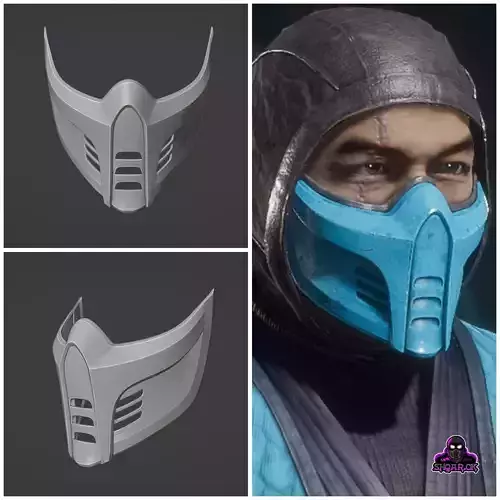 Sub Zero mask from Mortal Kombat 11 - Bombang Tayo 3D print model