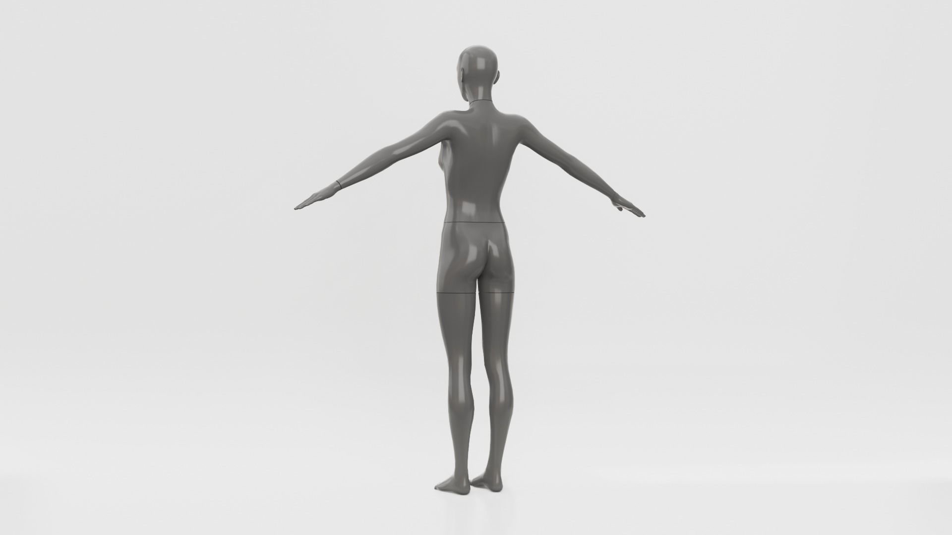 Female Mannequin 3D model_3