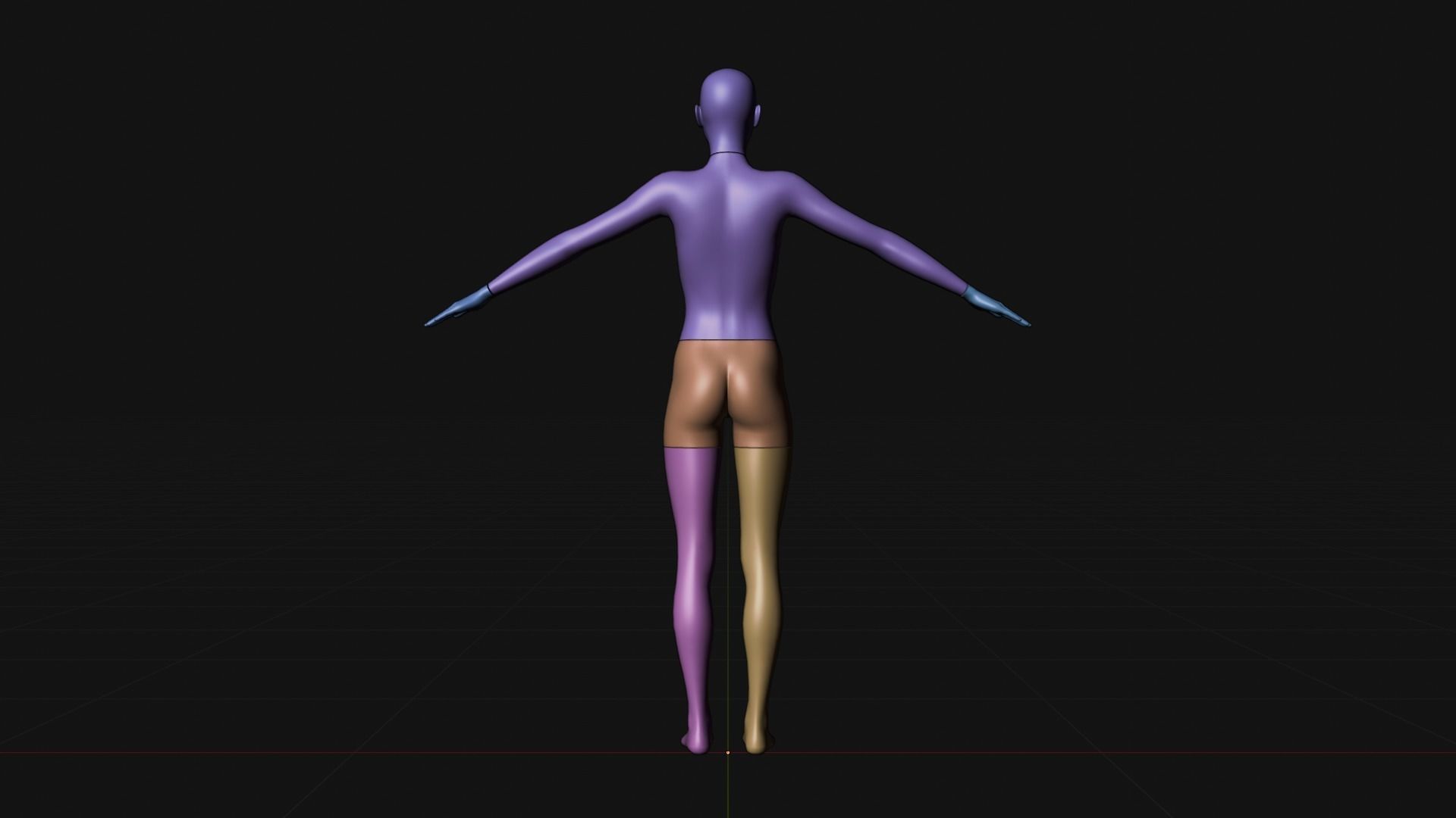 Female Mannequin 3D model_14