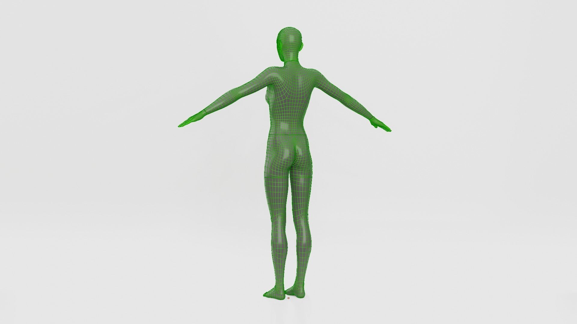 Female Mannequin 3D model_9