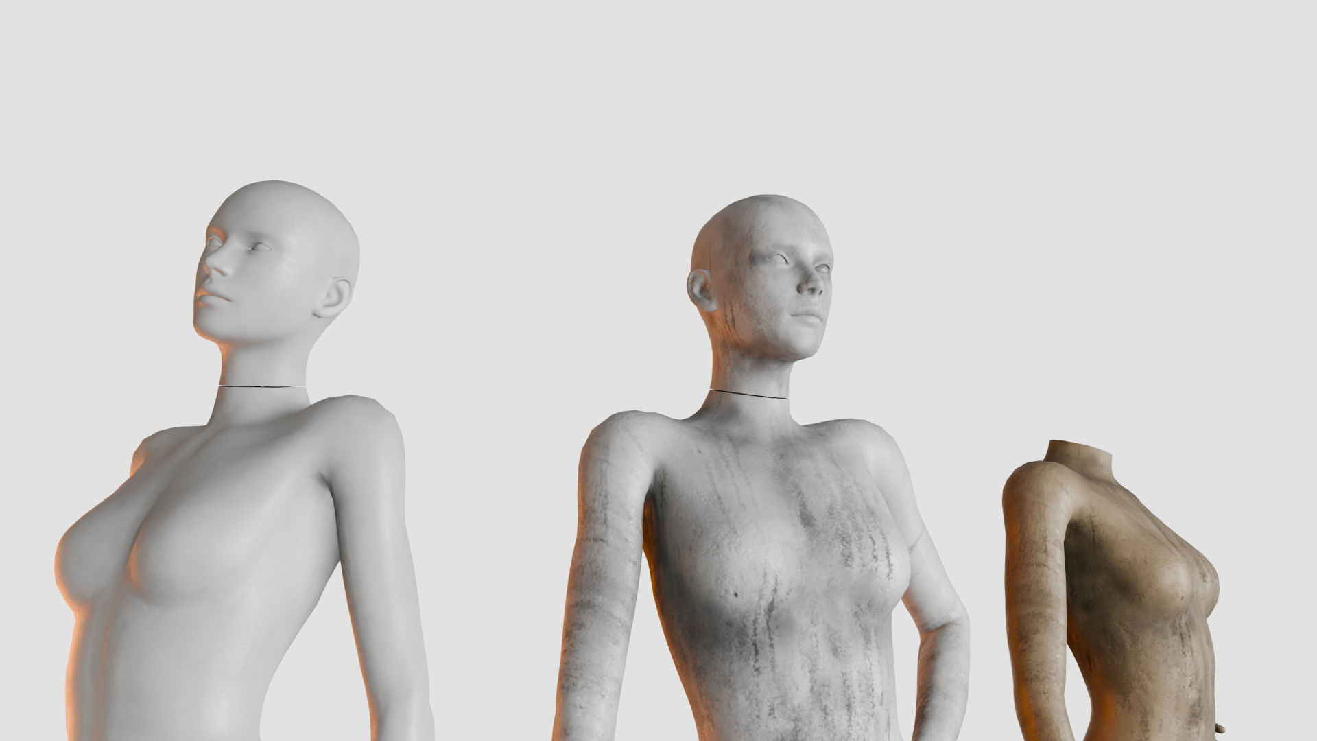 Female Mannequin 3D model_5