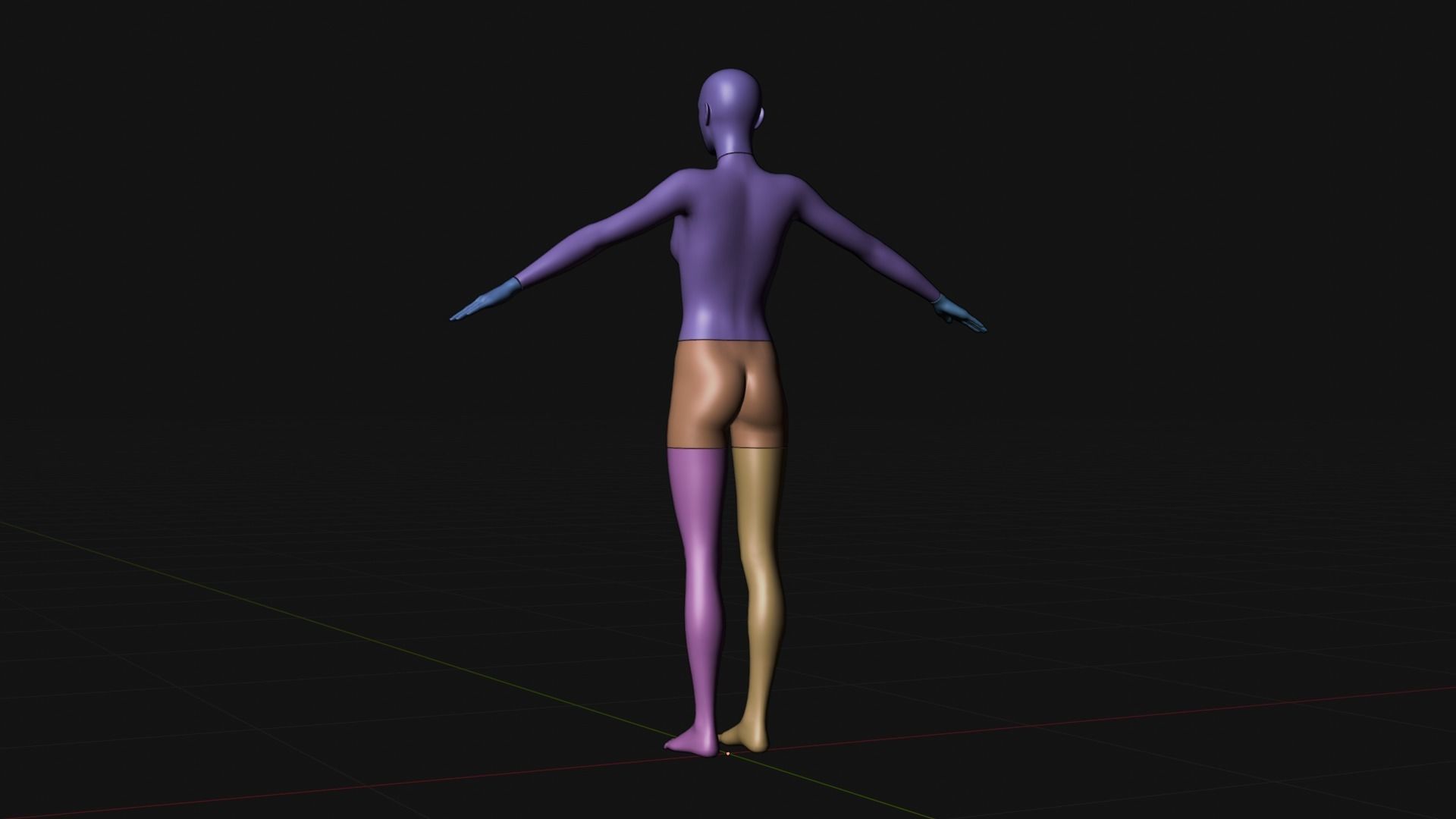 Female Mannequin 3D model_13