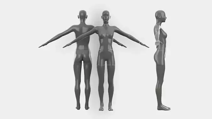 Female Mannequin 3D model
