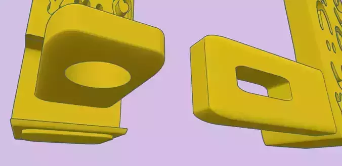 Door Handles with Lock 3D print model