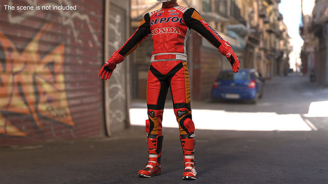 Honda Racing Suit Red
