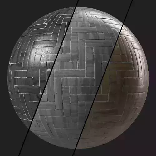 Stone Wall Materials 117- Travertine Tile Stone - Sbsar Seamless Texture