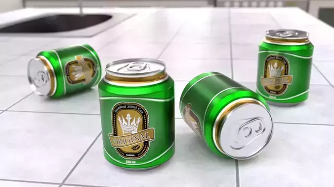 250 ml Standard Beverage Can - Matte and Glossy materials