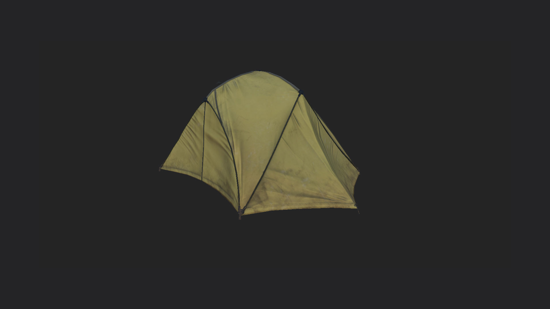 Tent 3D model 001 Low-poly 3D model_2