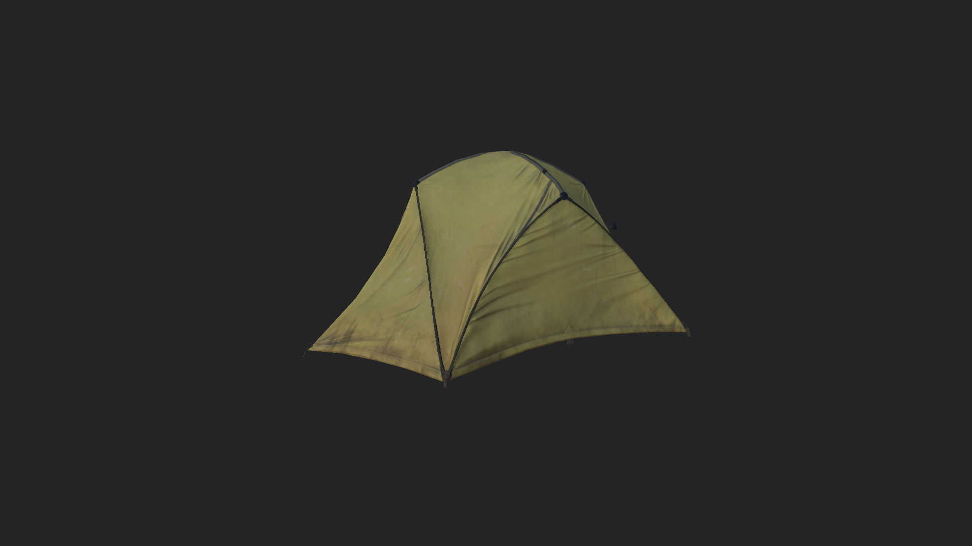 Tent 3D model 001 Low-poly 3D model_4