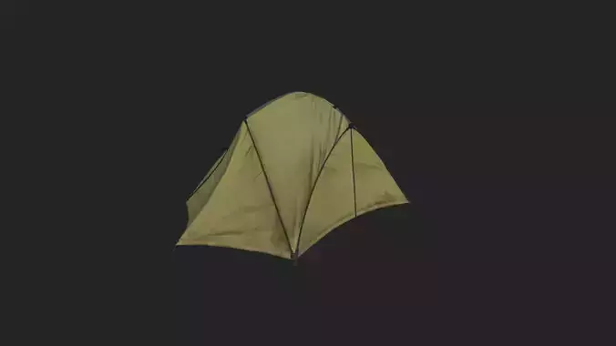 Tent 3D model 001