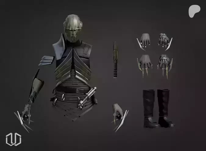 Starkiller SIth Stalker Action Figure Kit  3D print model