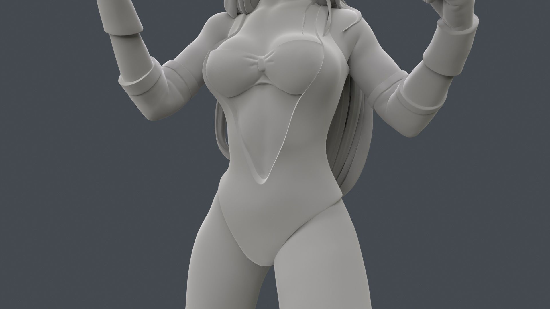 Female Professional Wrestlers C 3D Printing 3D print model_28