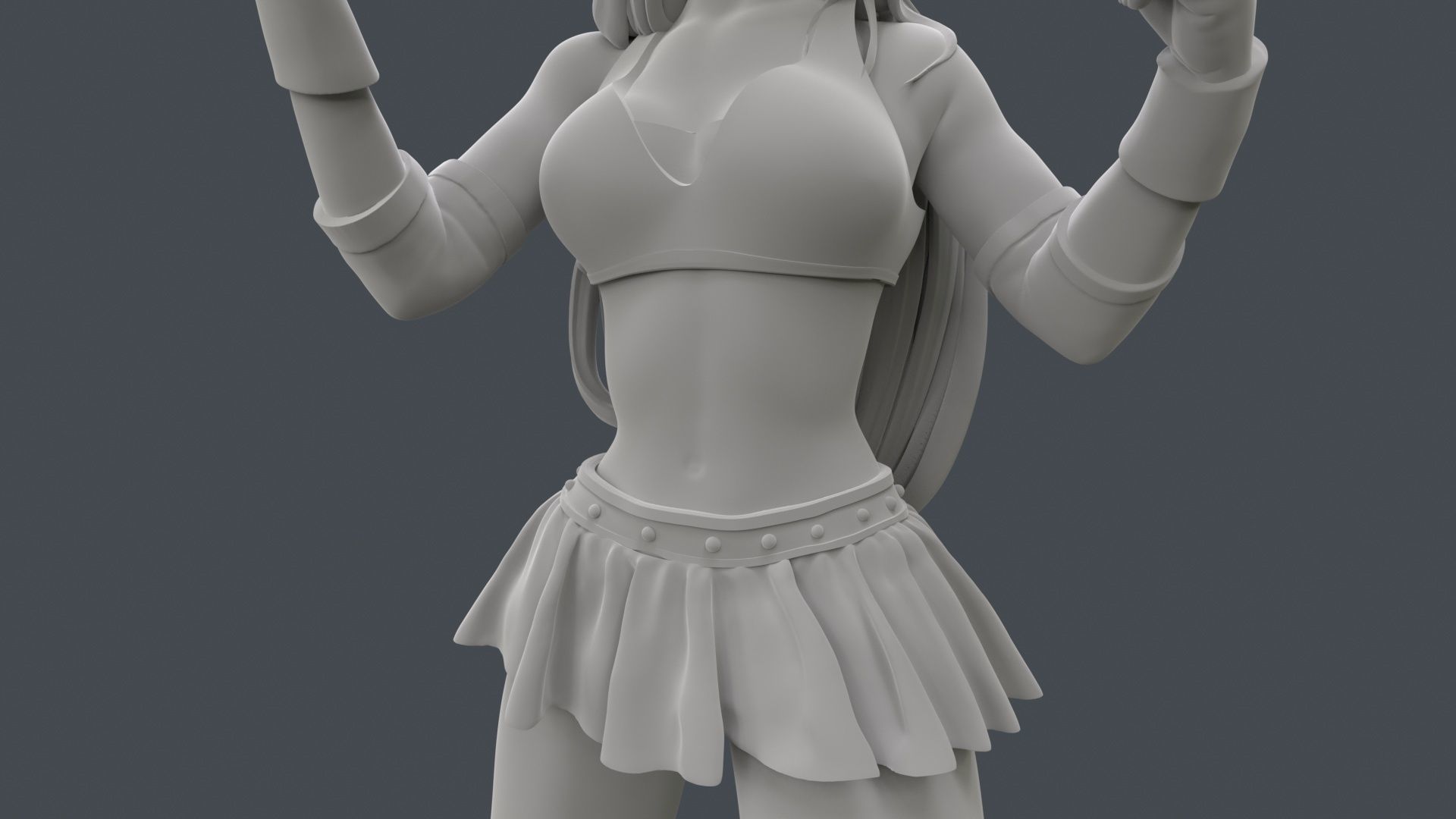 Female Professional Wrestlers C 3D Printing 3D print model_29