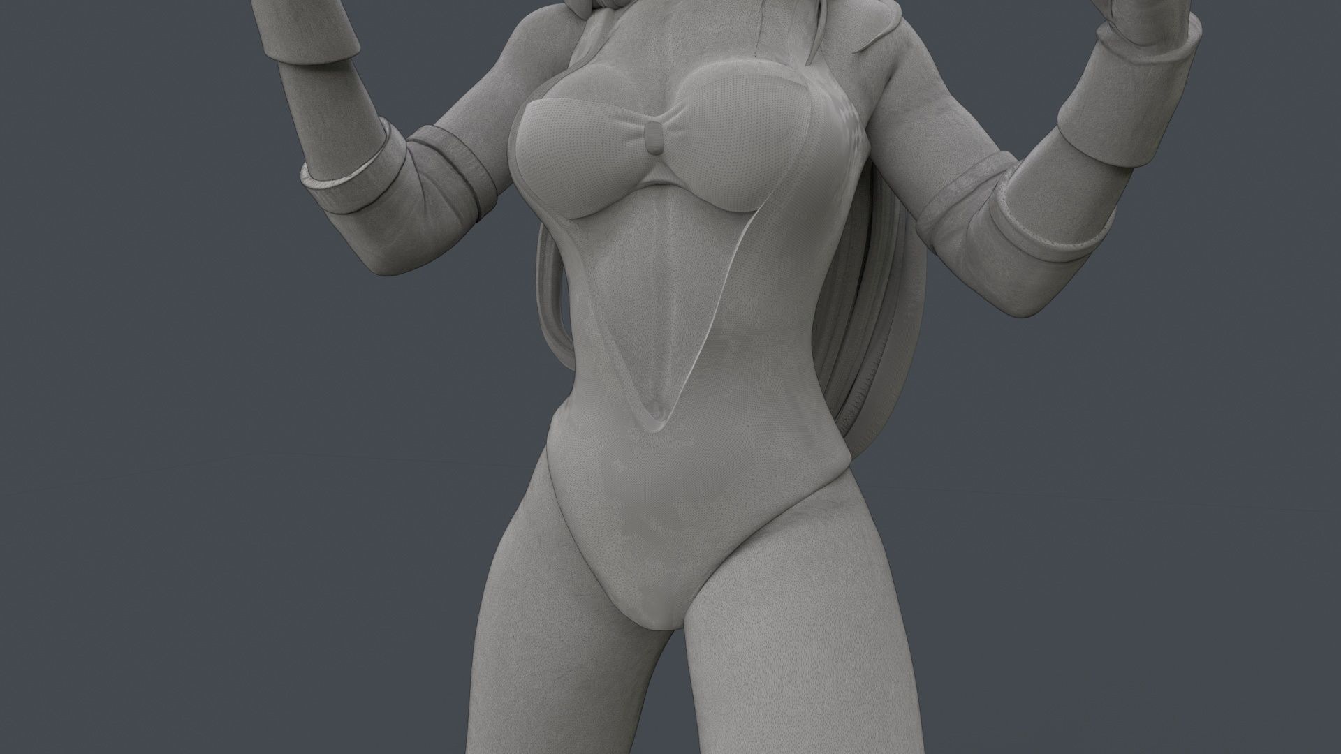 Female Professional Wrestlers C 3D Printing 3D print model_33