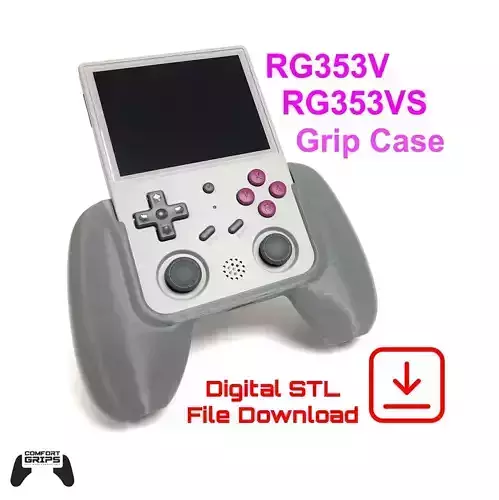 Anbernic RG353V and RG353VS Comfort Grip Case 3D print model
