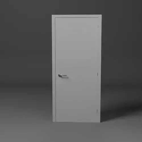 Contemporary classic INTERIOR DOOR Free low-poly 3D model