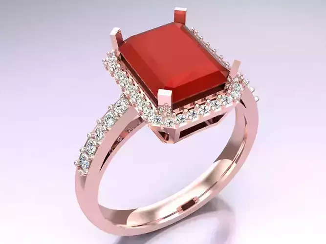 Rectangular Stone Rings - Womens Rings - N382250