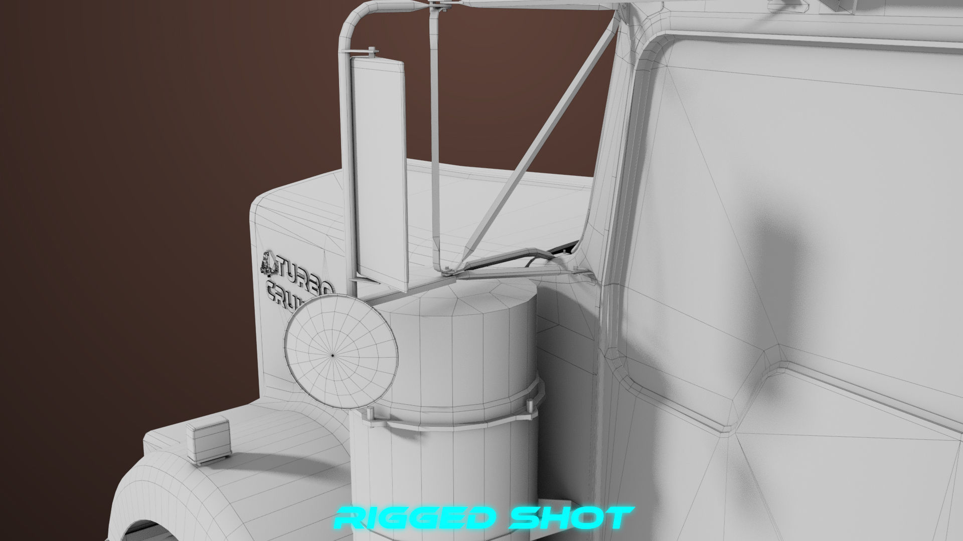 Heavy Truck 02 Chassis Old Dusty All PBR Unity UE Textures Low-poly 3D model_50