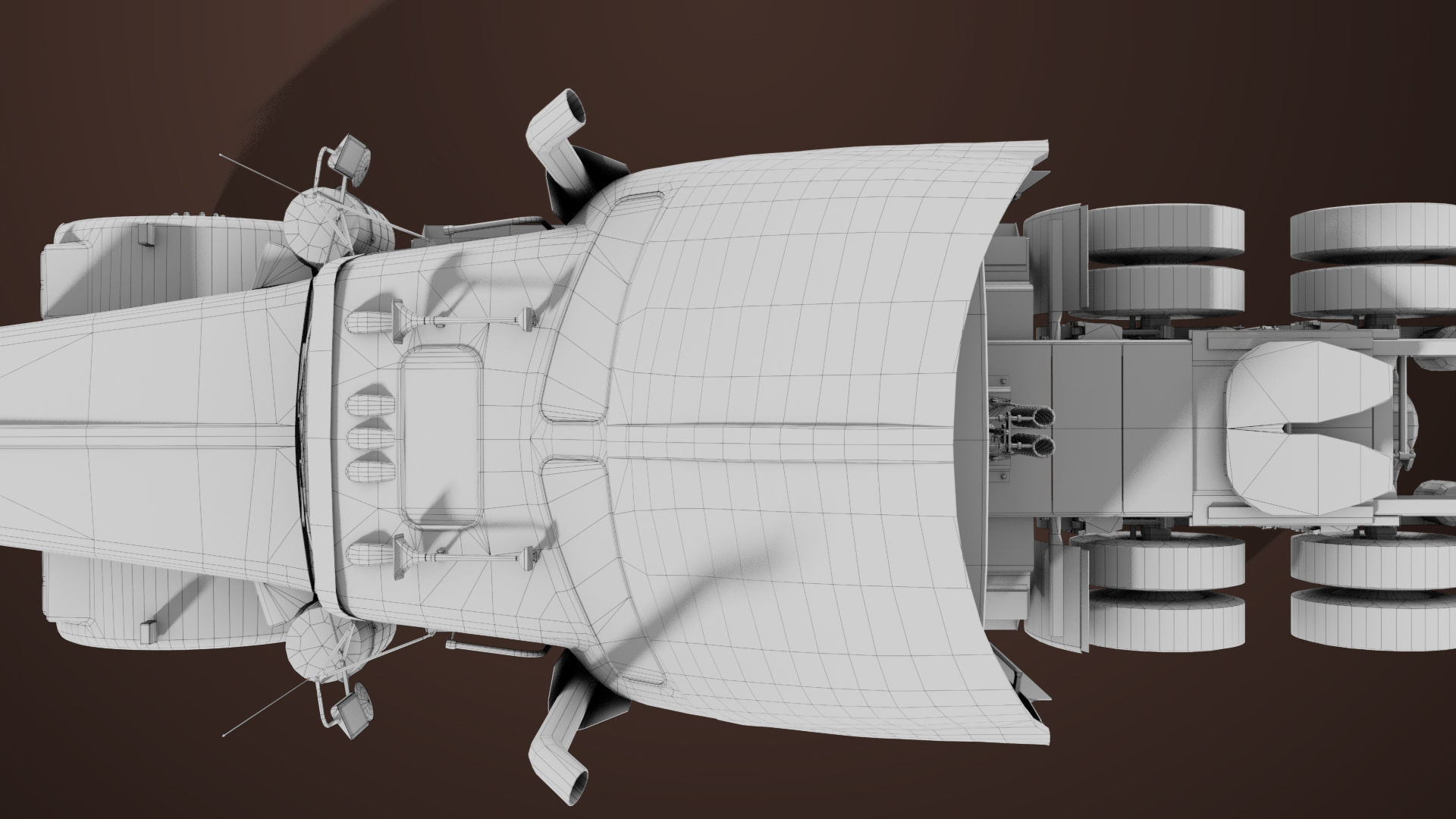 Heavy Truck 02 Chassis Old Dusty All PBR Unity UE Textures Low-poly 3D model_58