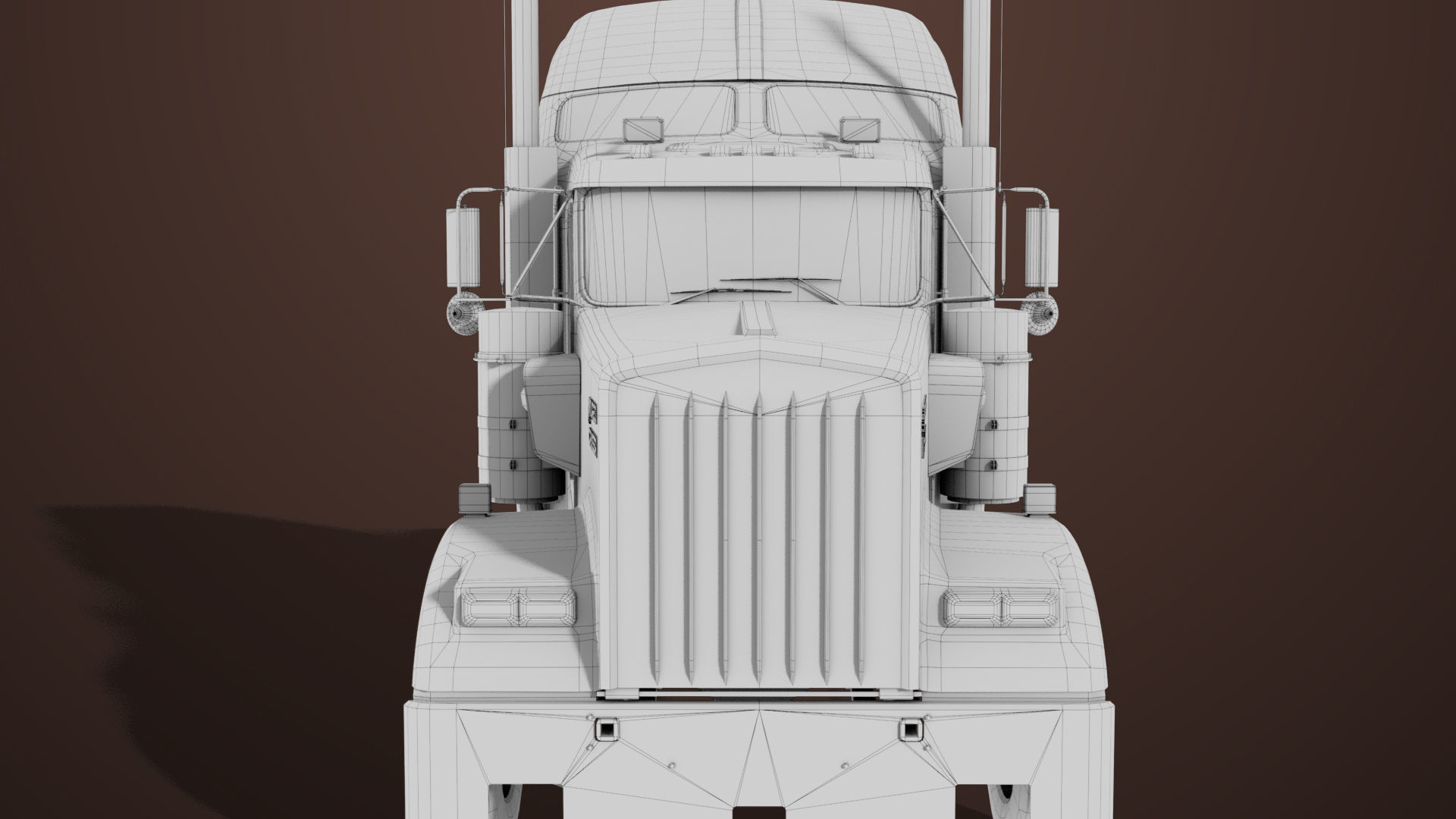 Heavy Truck 02 Chassis Old Dusty All PBR Unity UE Textures Low-poly 3D model_45