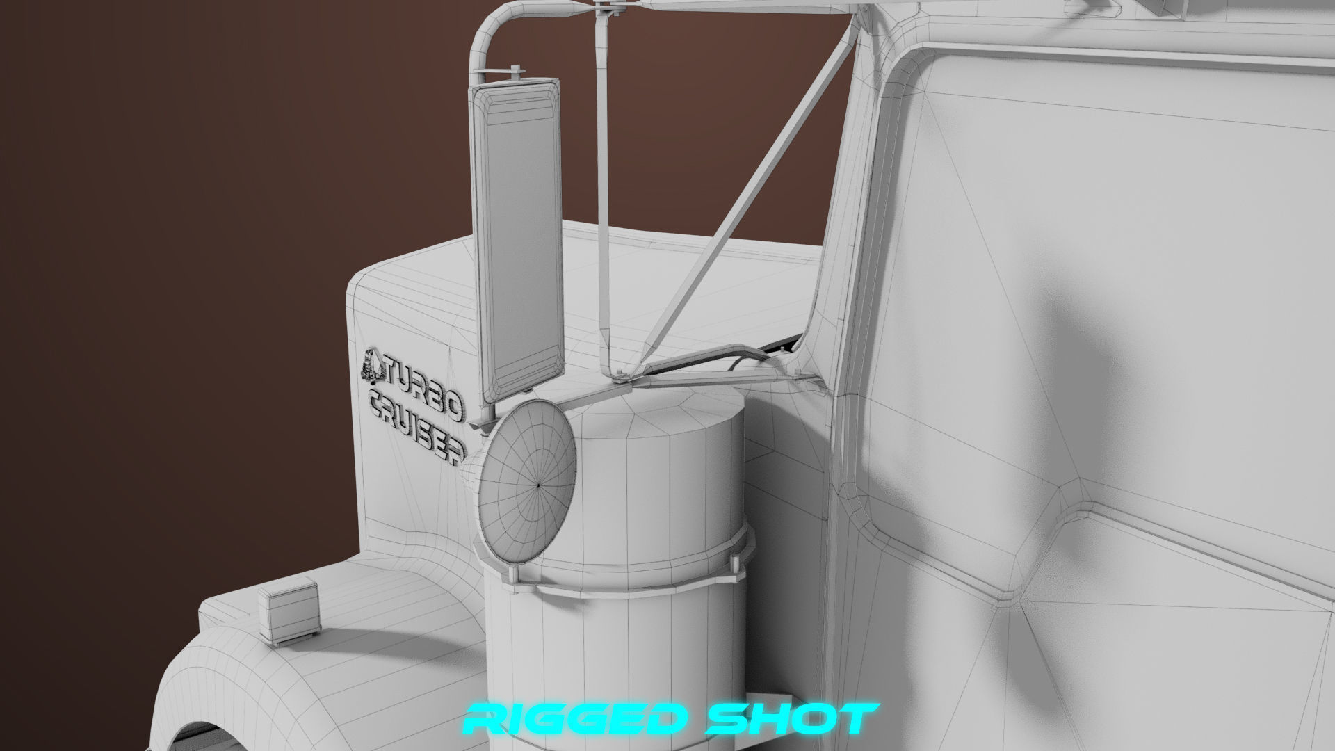 Heavy Truck 02 Chassis Old Dusty All PBR Unity UE Textures Low-poly 3D model_49