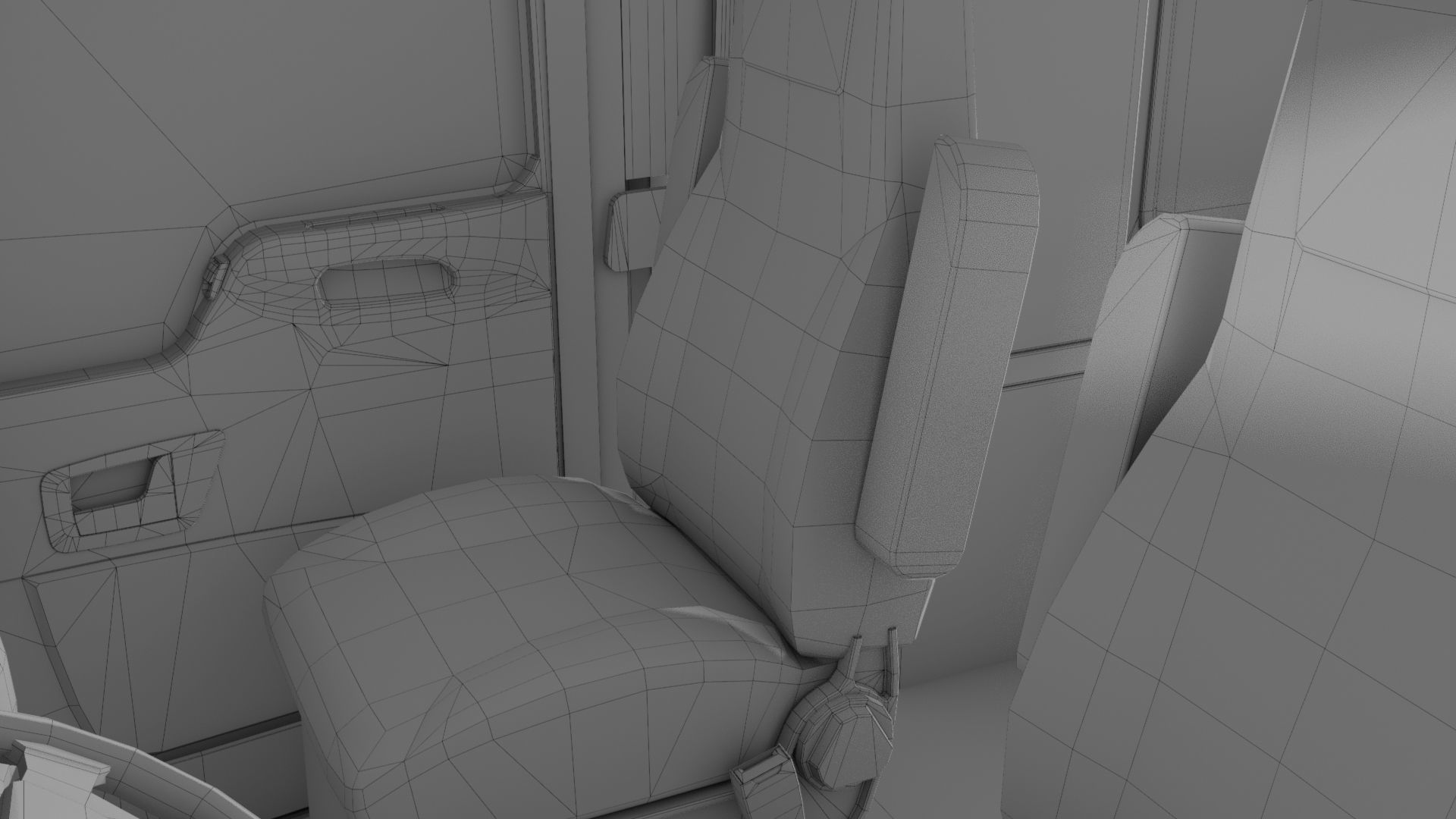 Heavy Truck 02 Chassis Old Dusty All PBR Unity UE Textures Low-poly 3D model_56