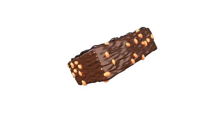Chocolate Brownie  3D Illustration 3D model 7