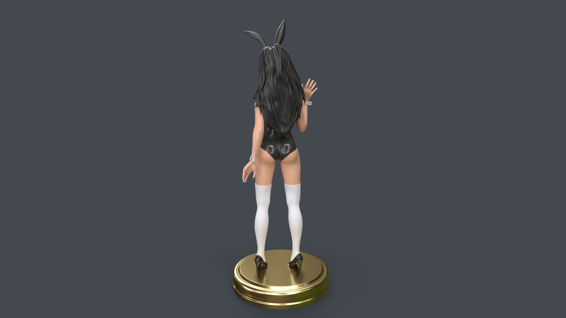 Anime Sexy Bunny Girl 3D Printing 3D print model_14