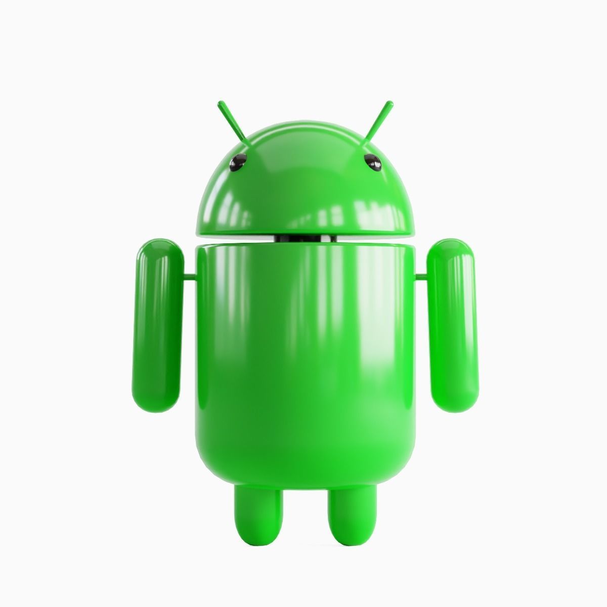 Android Robot 02 Low-poly 3D model_1