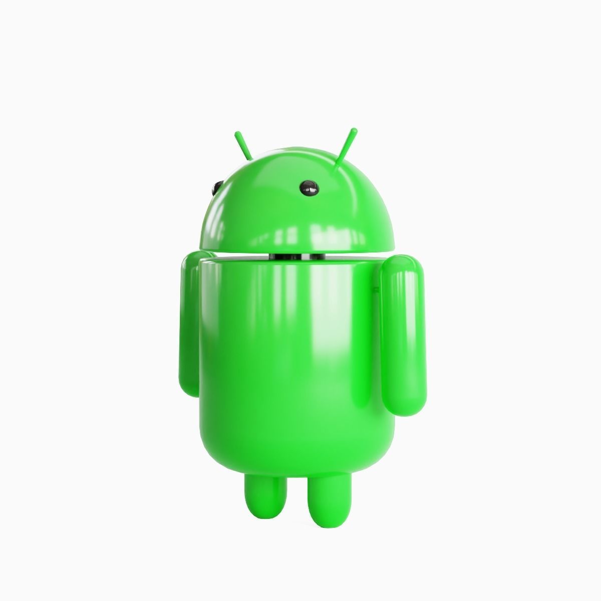 Android Robot 02 Low-poly 3D model_3