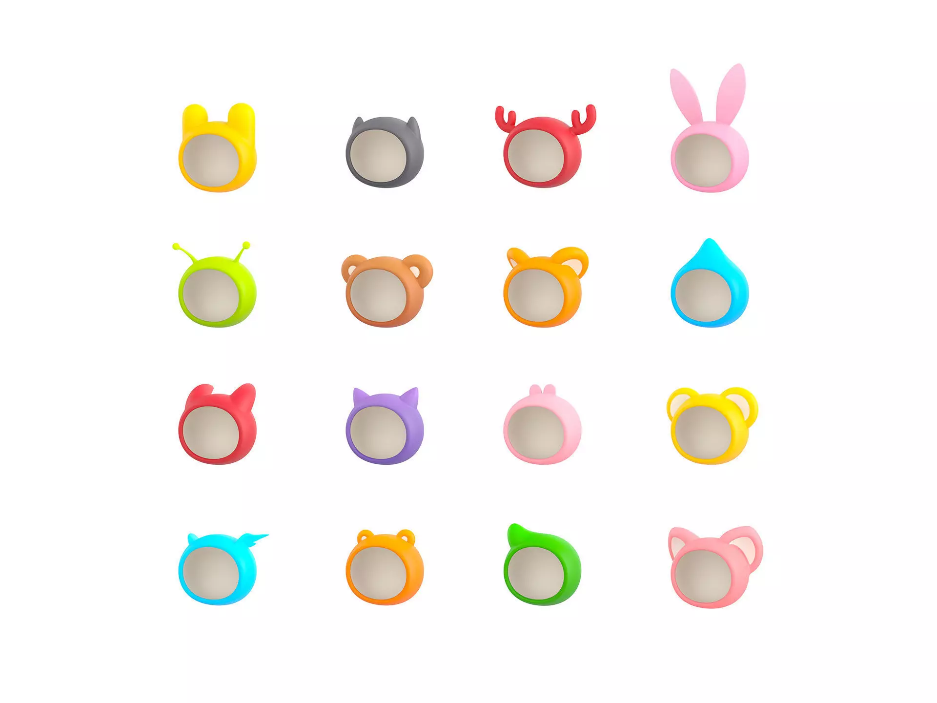 Pack017 Cartoon Hat Pack 3D model_0