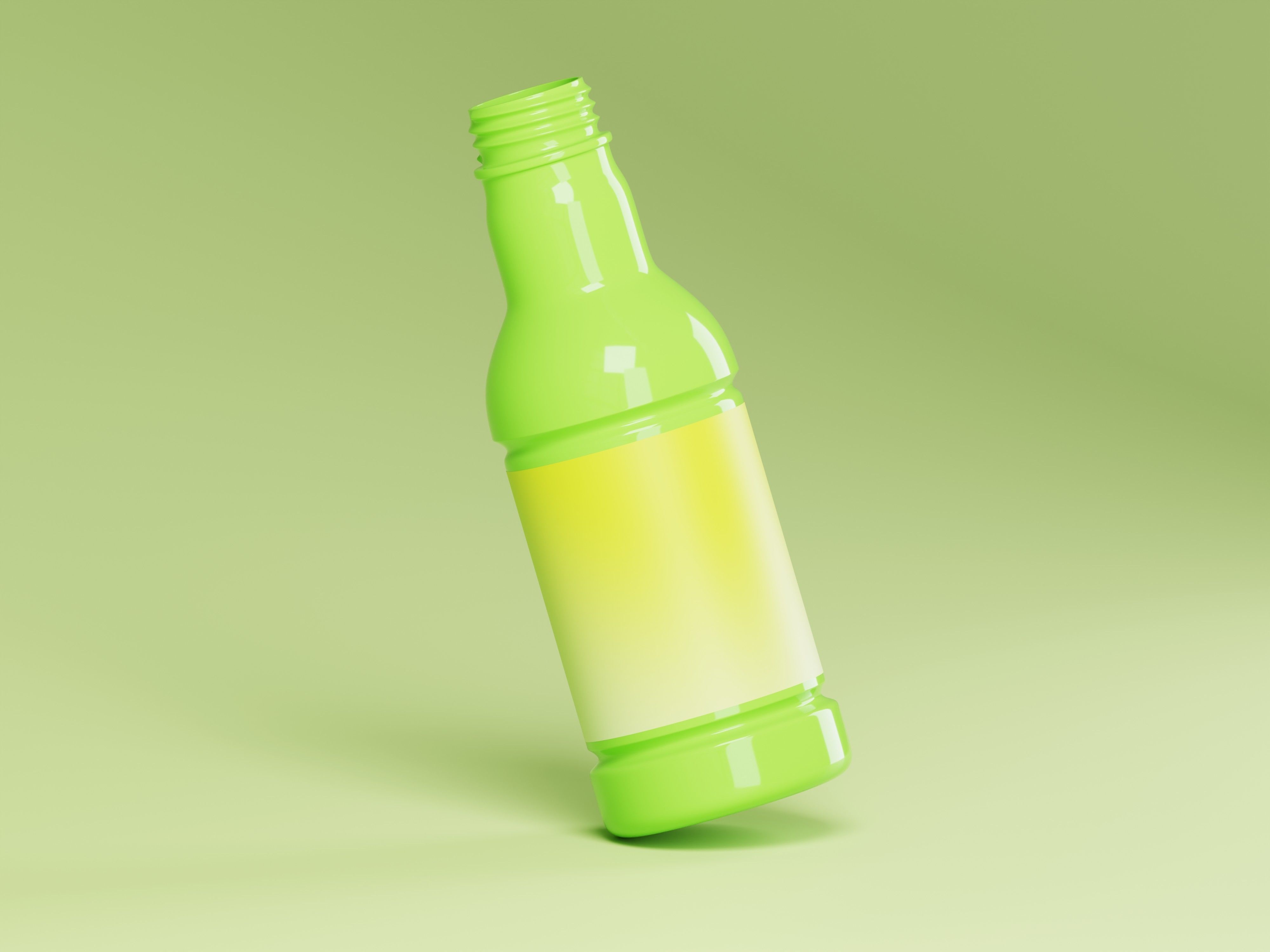 Liquid Product or Juice Bottle 3D Model Low-poly 3D model_8