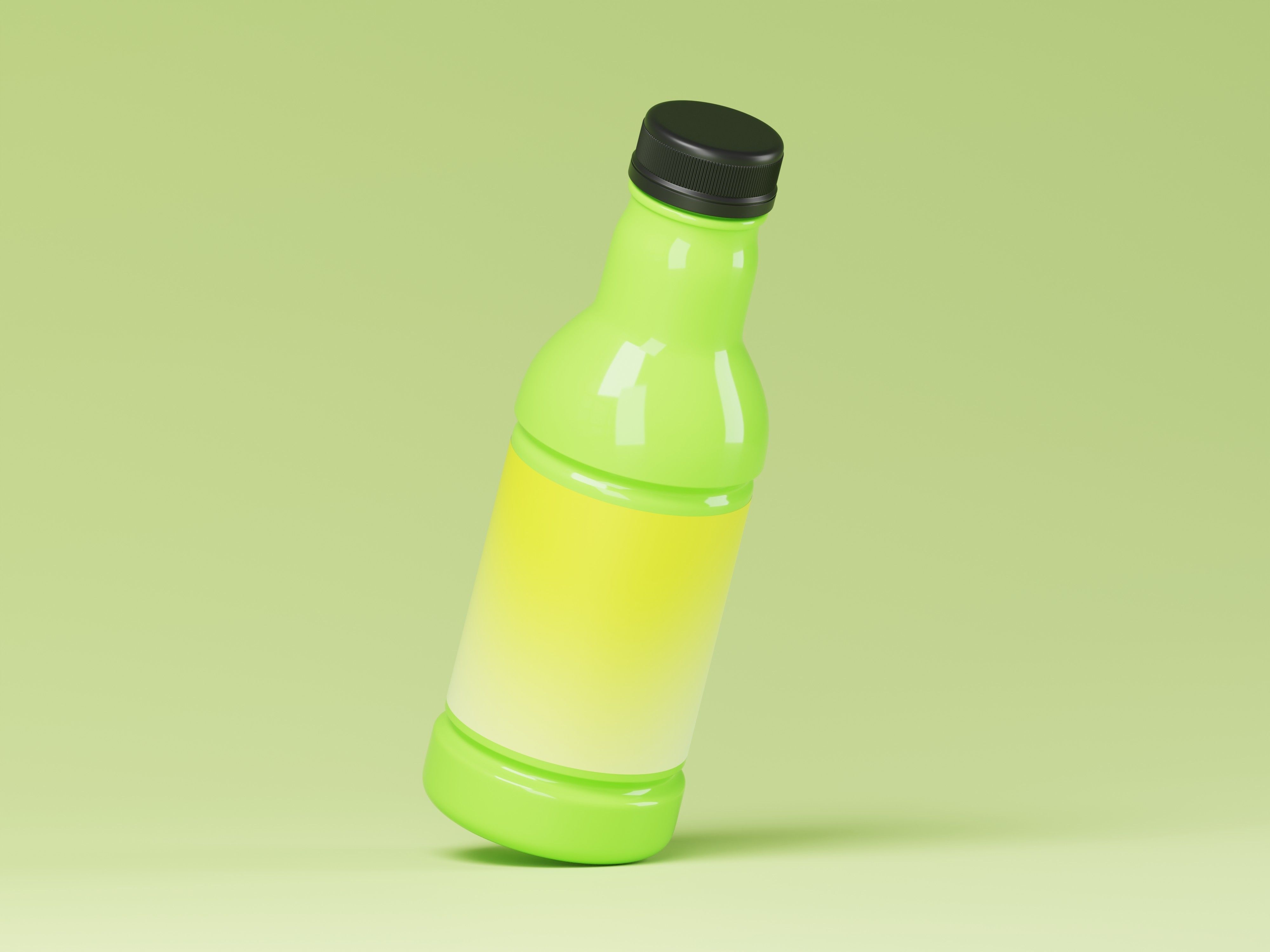 Liquid Product or Juice Bottle 3D Model Low-poly 3D model_7