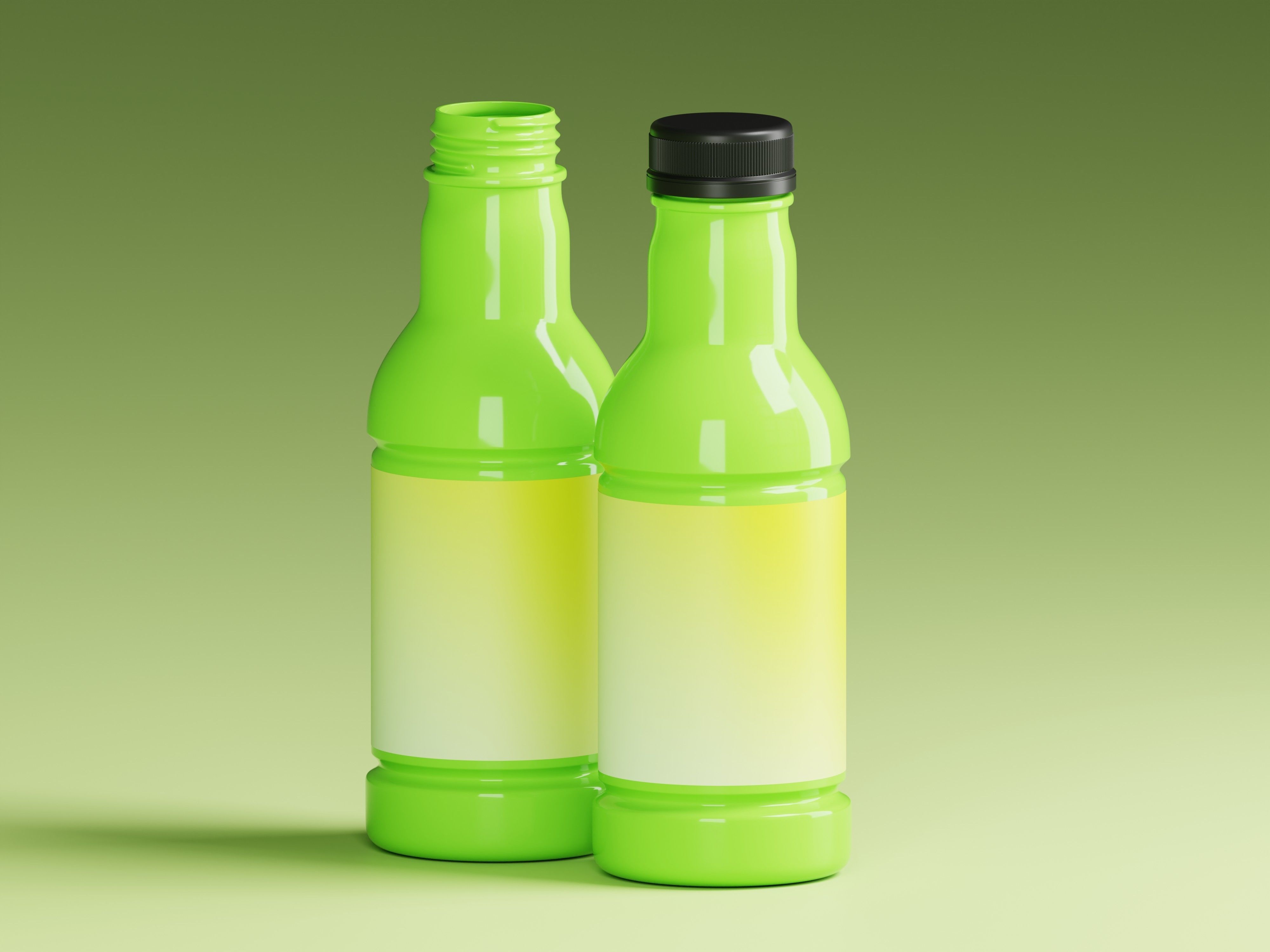 Liquid Product or Juice Bottle 3D Model Low-poly 3D model_5