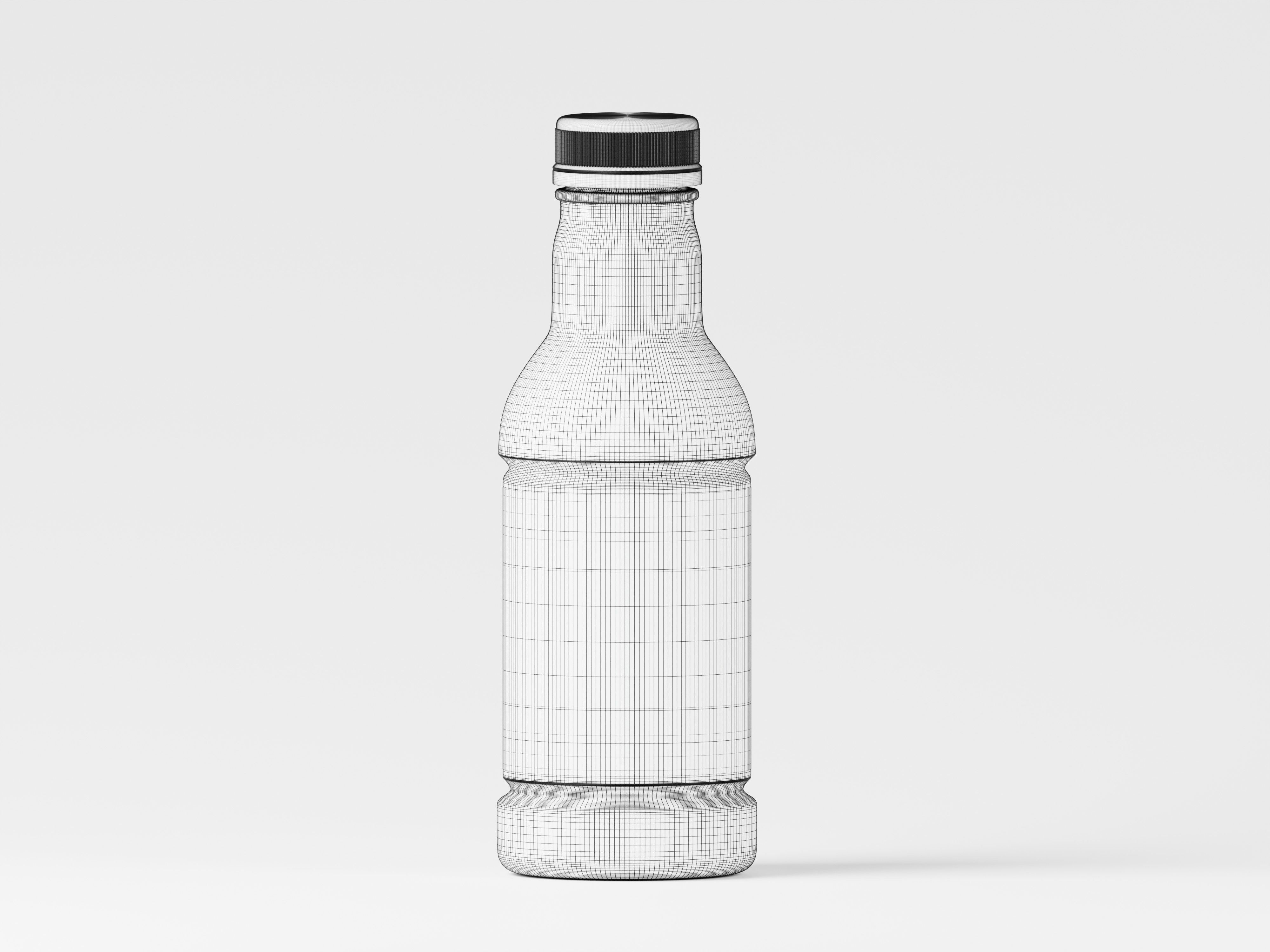 Liquid Product or Juice Bottle 3D Model Low-poly 3D model_2