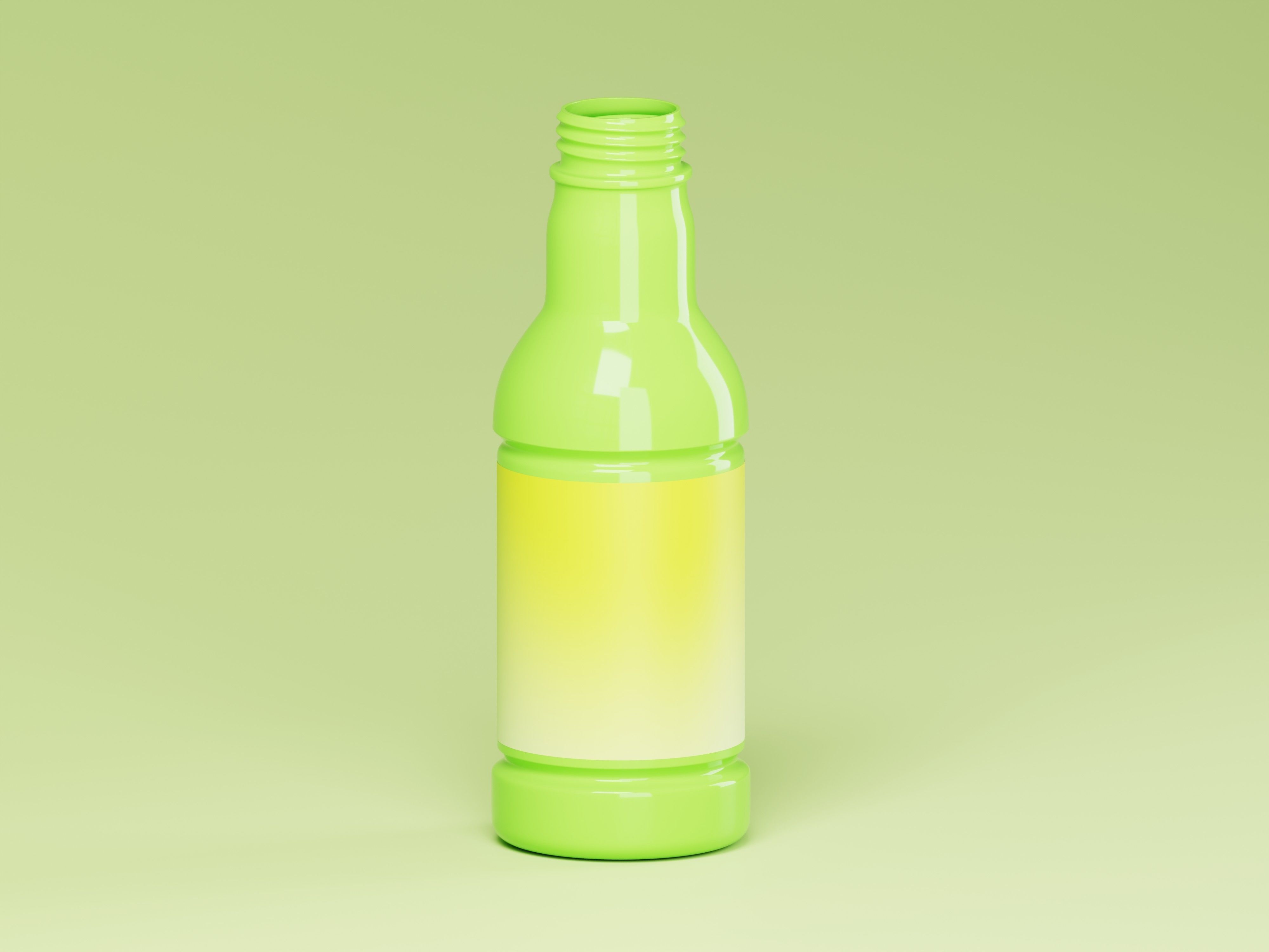 Liquid Product or Juice Bottle 3D Model Low-poly 3D model_4
