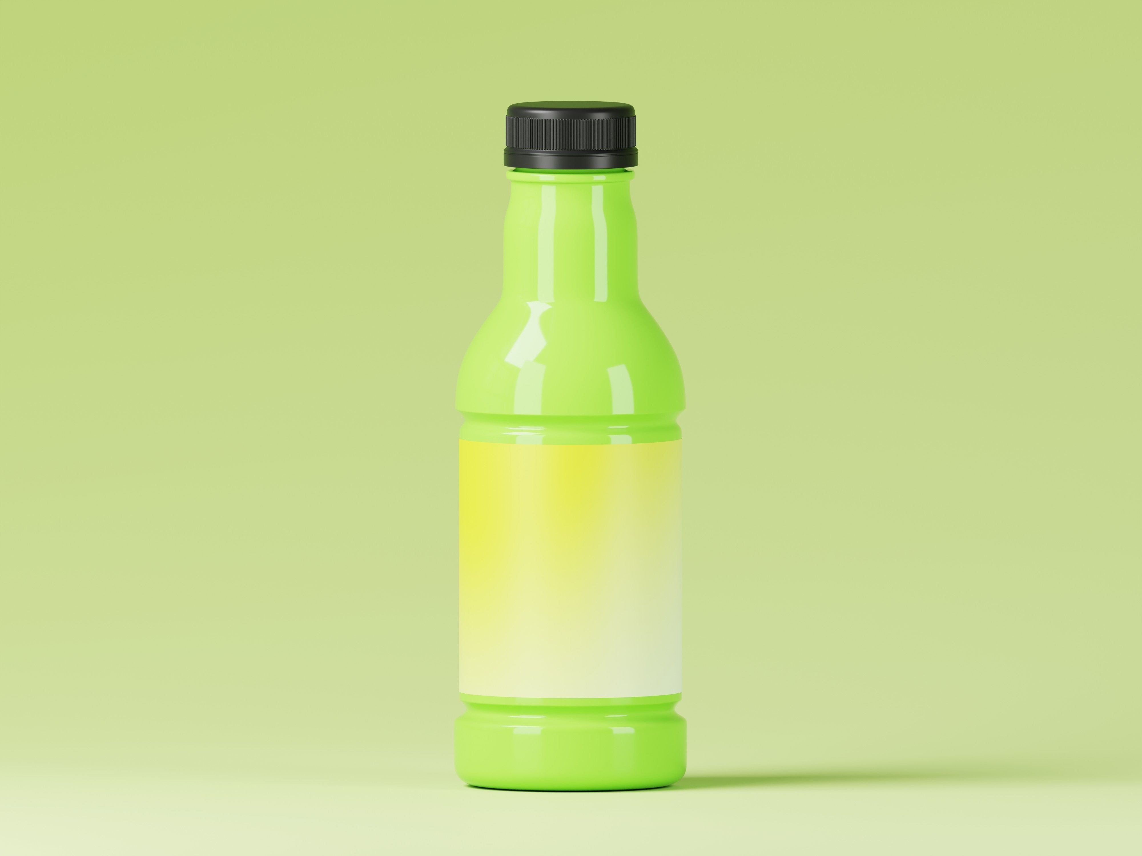 Liquid Product or Juice Bottle 3D Model Low-poly 3D model_1