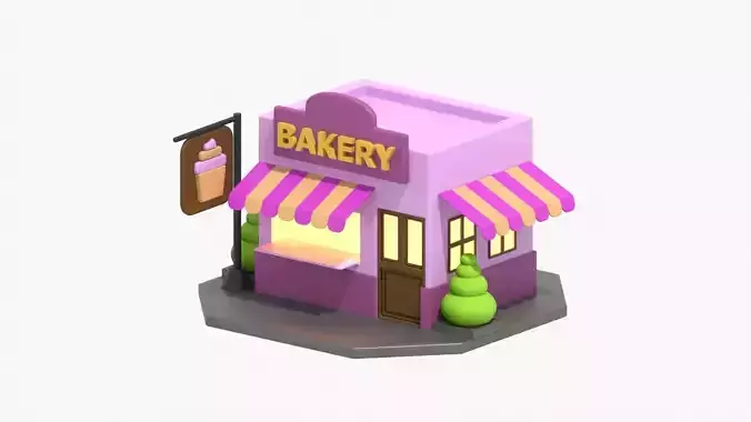 Bakery 3D Illustration
