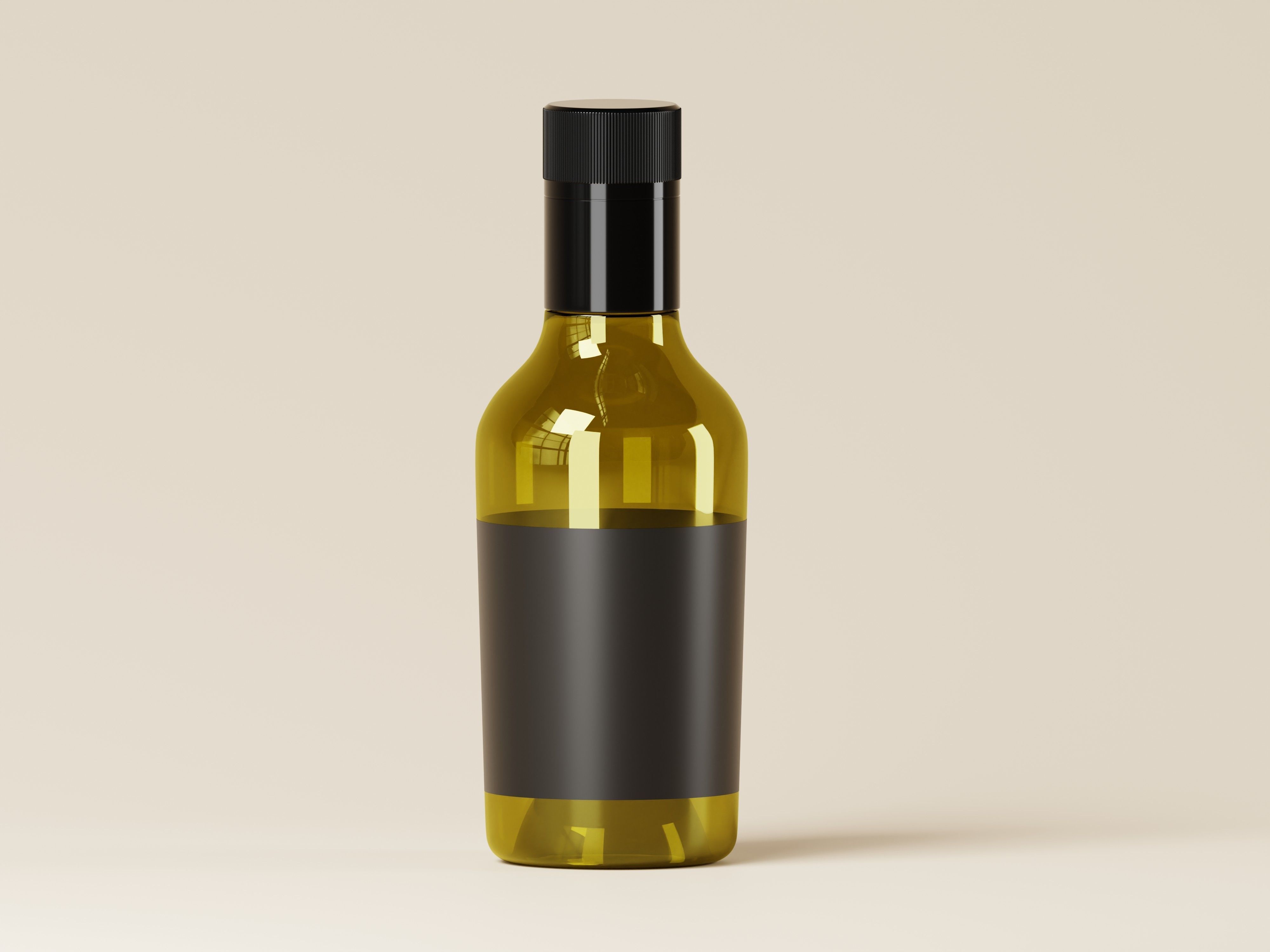 Olive oil or Luxury Oil bottle 3D Model Low-poly 3D model_1