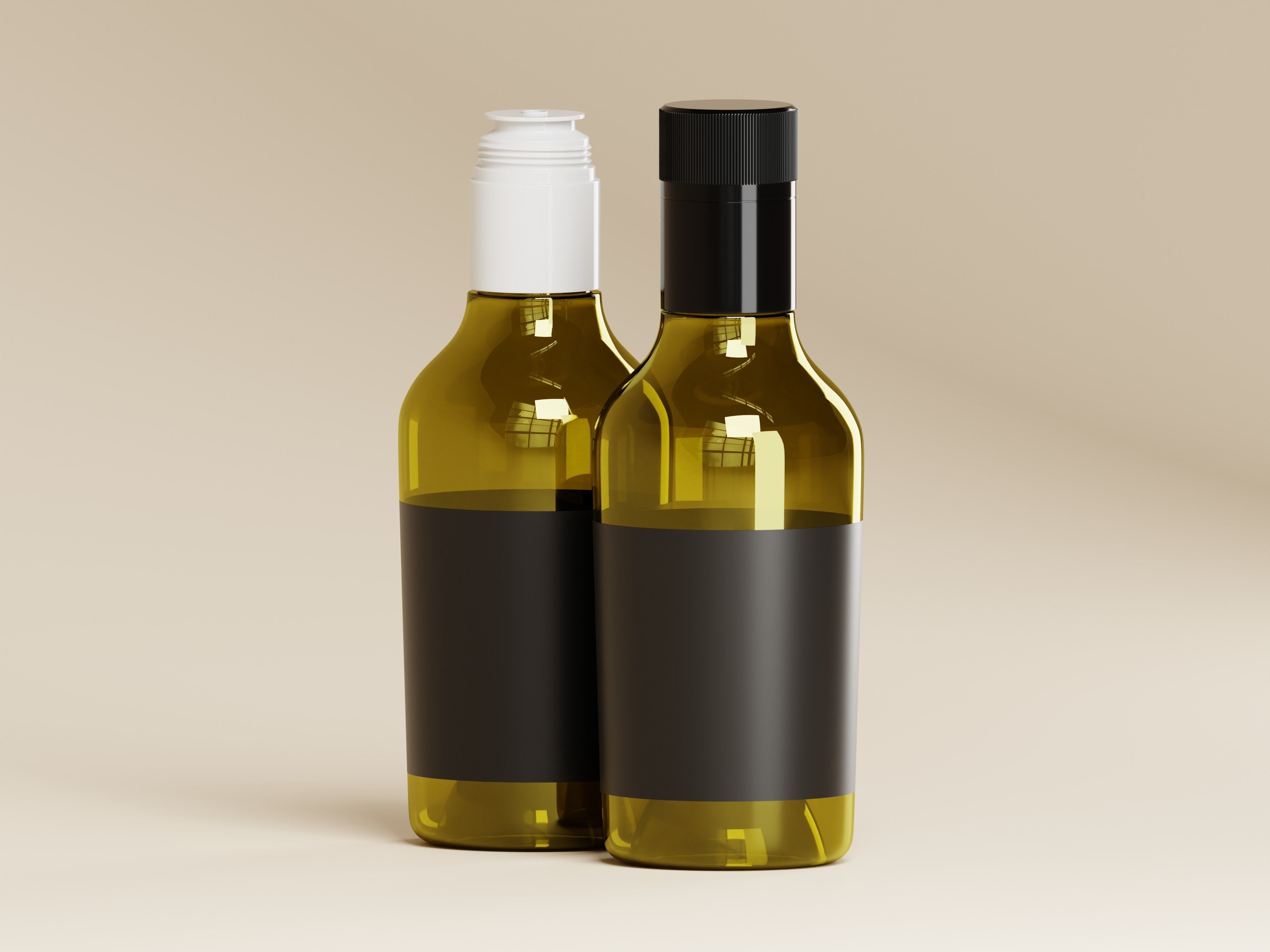 Olive oil or Luxury Oil bottle 3D Model Low-poly 3D model_5