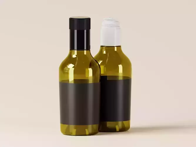 Olive oil or Luxury Oil bottle 3D Model