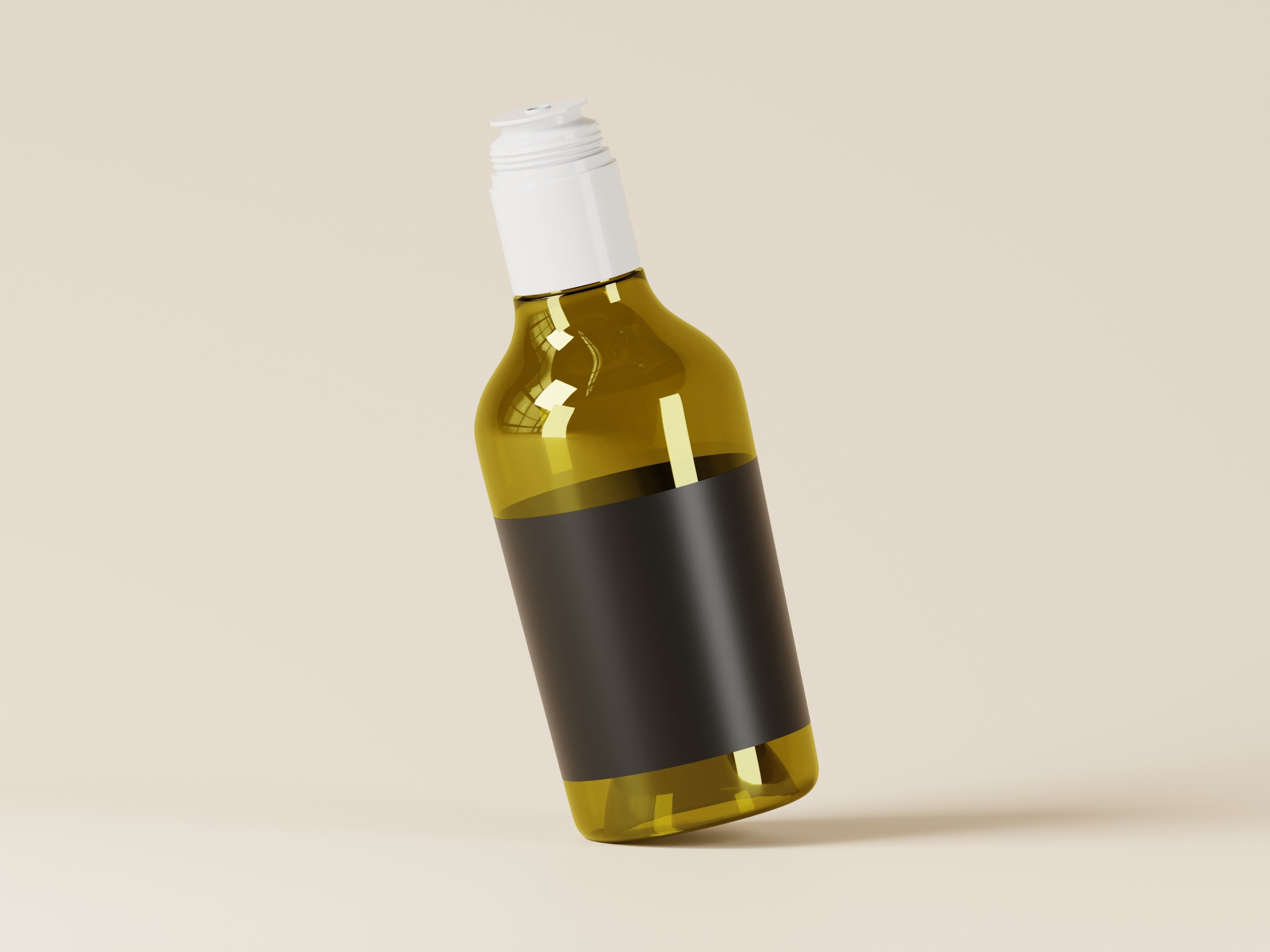 Olive oil or Luxury Oil bottle 3D Model Low-poly 3D model_7