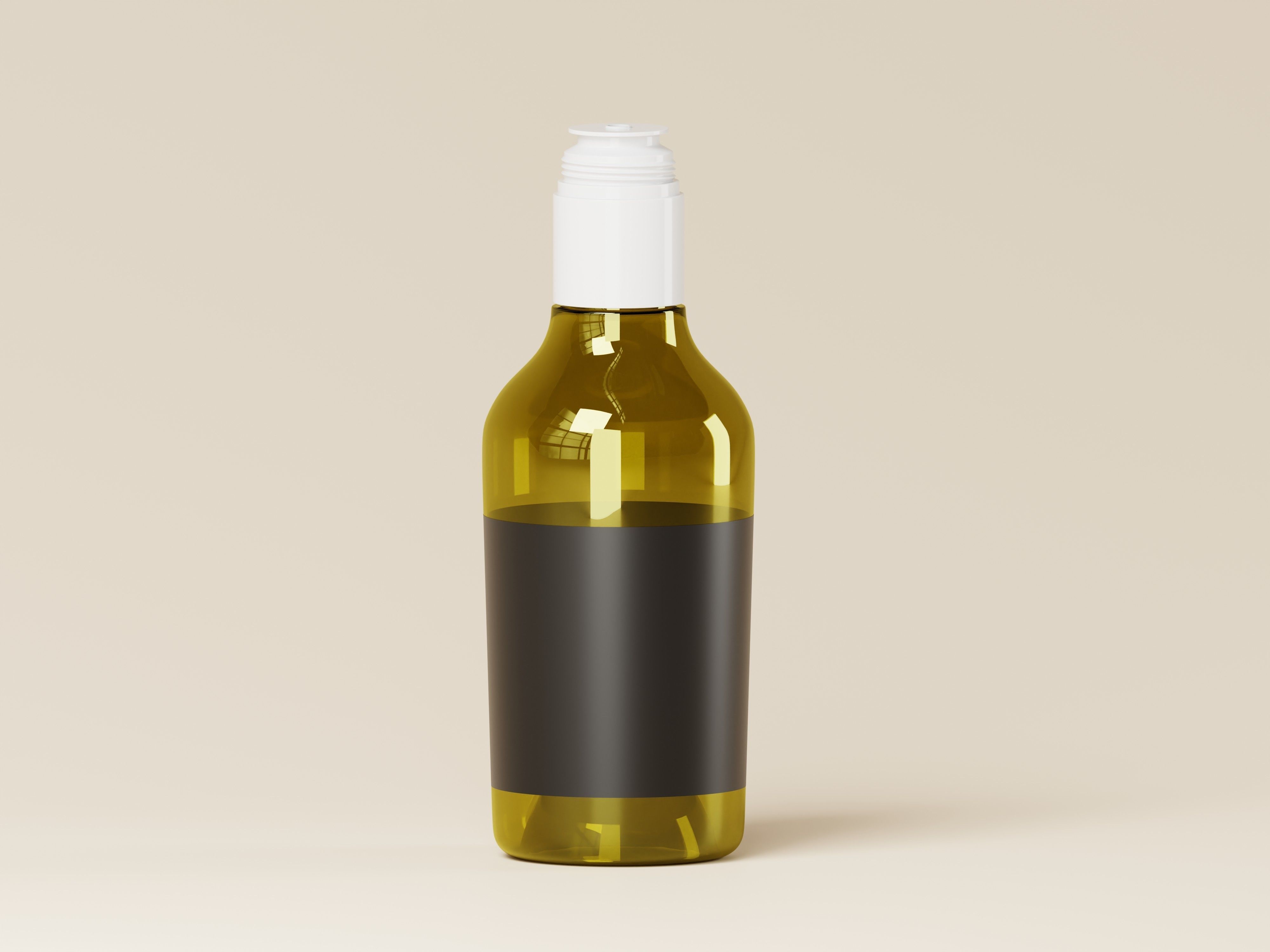 Olive oil or Luxury Oil bottle 3D Model Low-poly 3D model_4