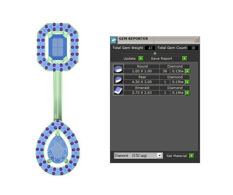 MY TWIN TOI and MOI messika earring 3D print model_5